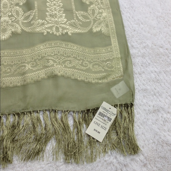 Coldwater Creek Silk Blend Scarf - Picture 3 of 6